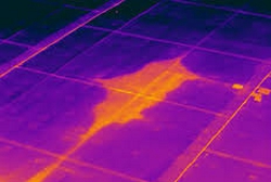 Plat dak lekkage inspectie met thermografie